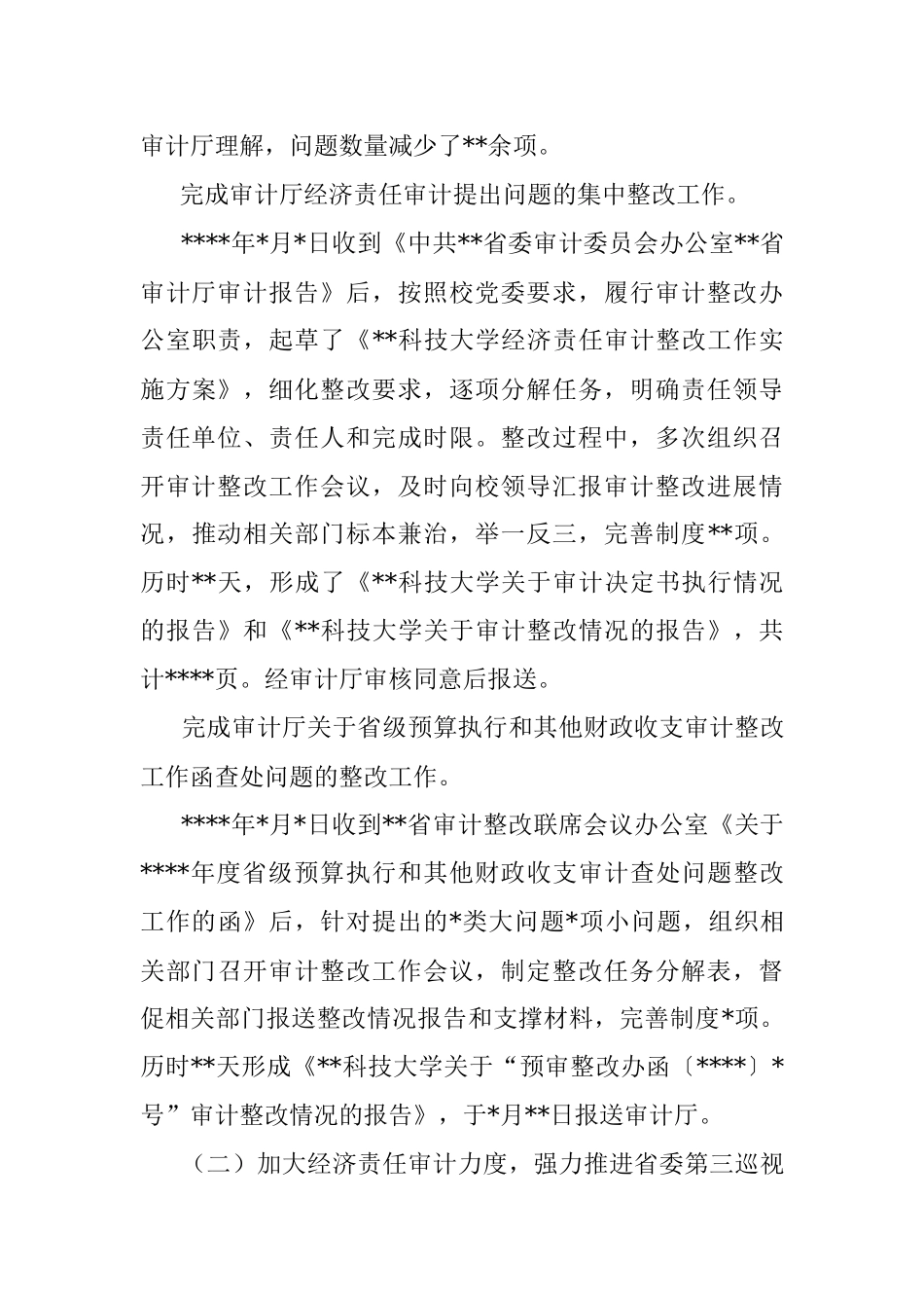 审计处领导班子2022年工作总结.docx_第3页