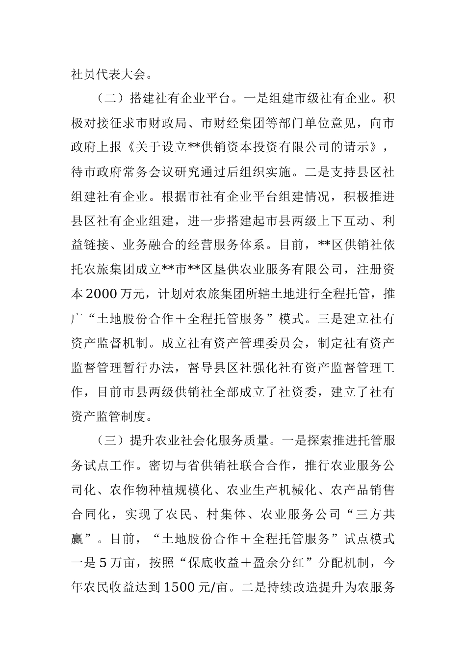 某市供销社2022年工作总结和2023年工作打算.docx_第2页