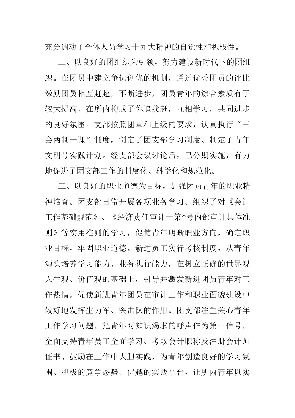 会计师事务所五四红旗团委典型先进事迹材料.docx_第2页