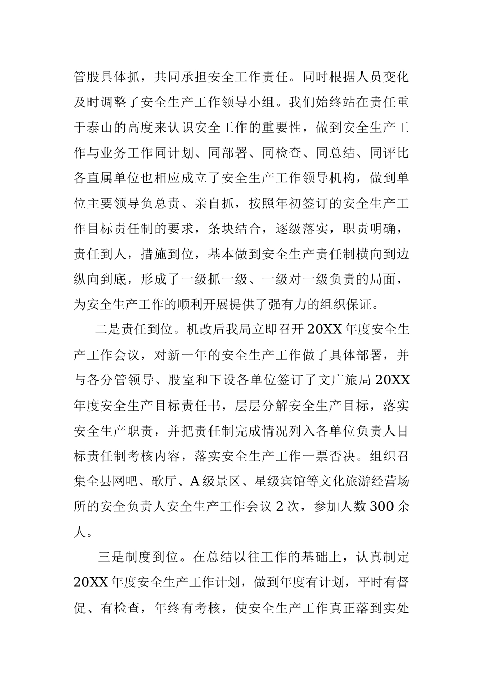 县文广旅局20XX年安全生产工作总结.docx_第2页