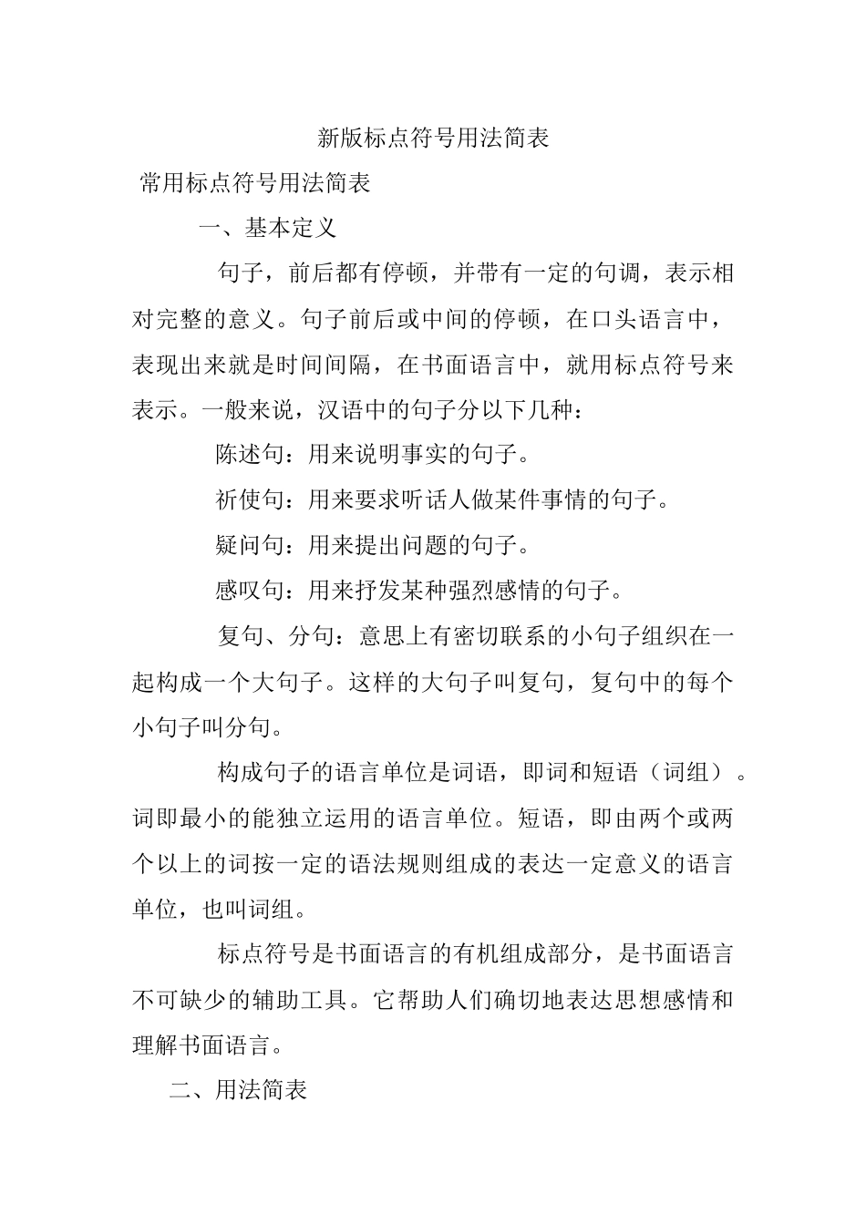 新版标点符号用法简表.docx_第1页