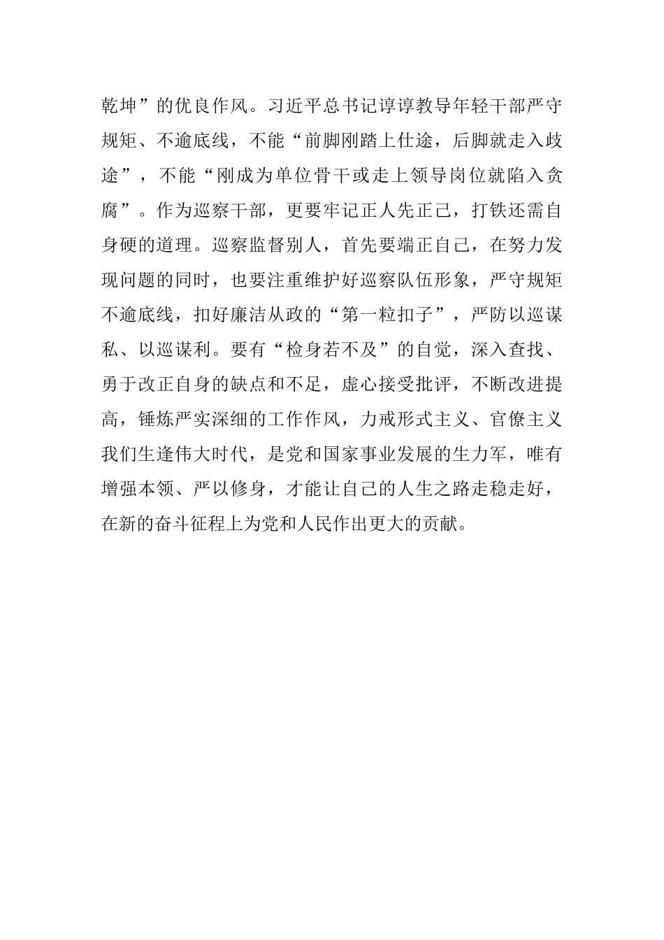 研讨交流：学思践悟 深刻领会 推动新时代巡察工作高质量发展.docx_第3页