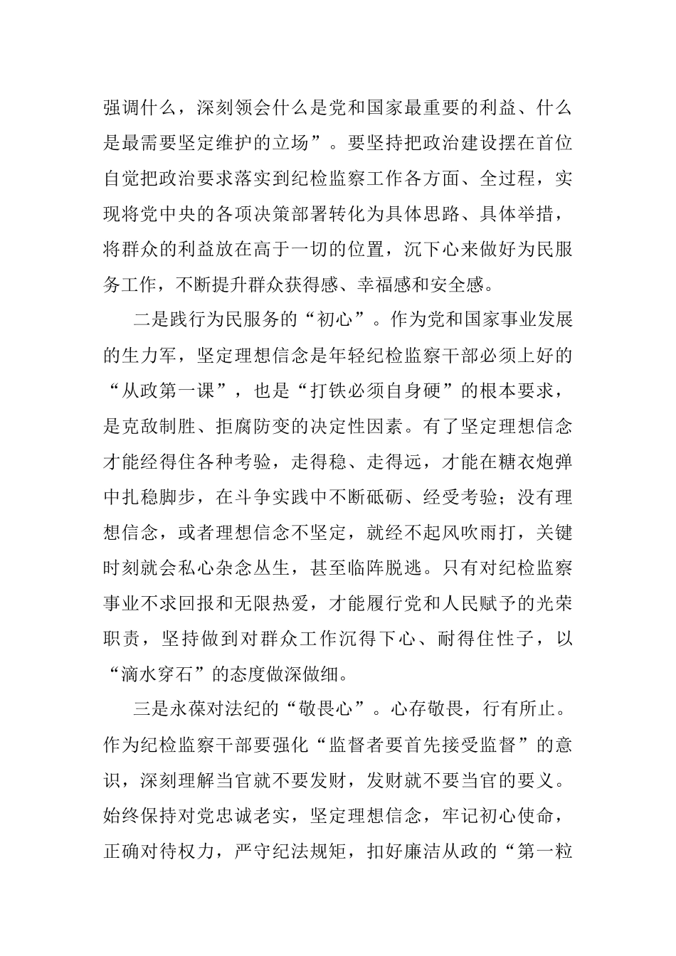 研讨交流：秉公执纪 厚植为民情怀.docx_第2页