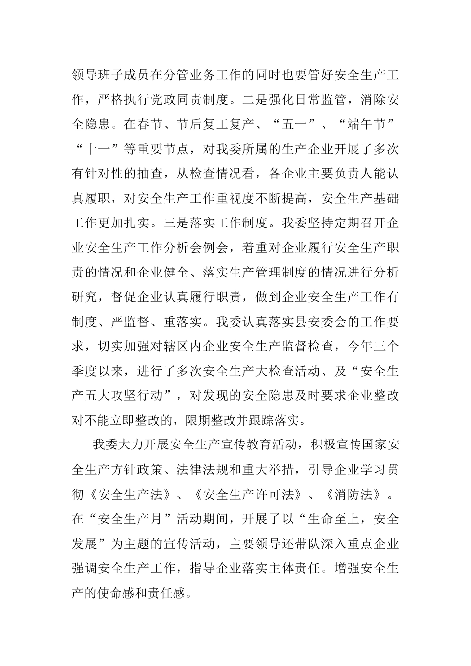 经信委年度安全生产工作总结.docx_第2页
