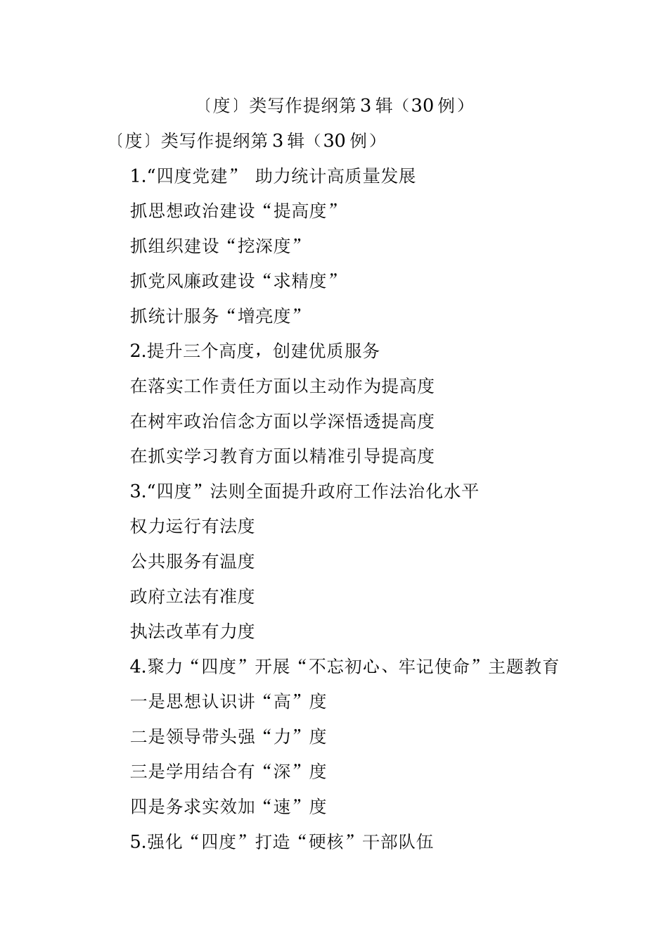 〔度〕类写作提纲第3辑（30例）.docx_第1页