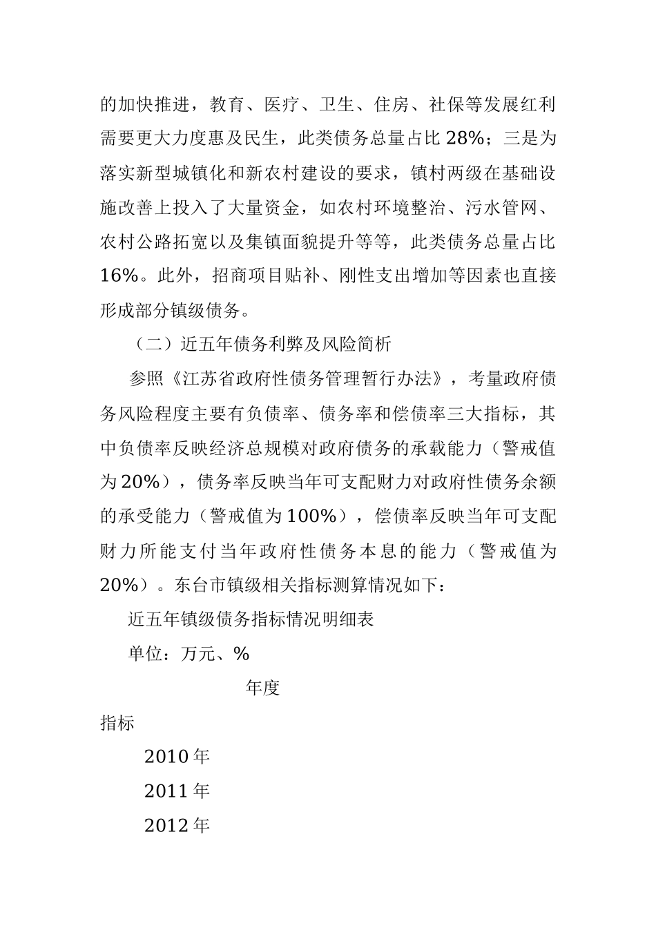 东台市镇级债务控减情况的调研.docx_第2页