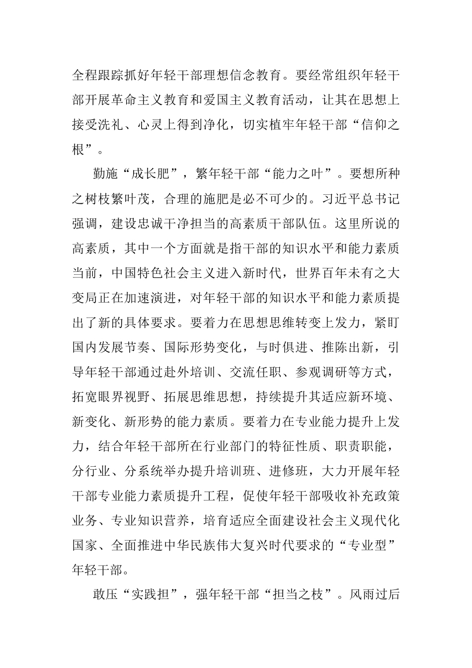 健全培养选拔优秀年轻干部常态化工作机制心得体会.docx_第2页