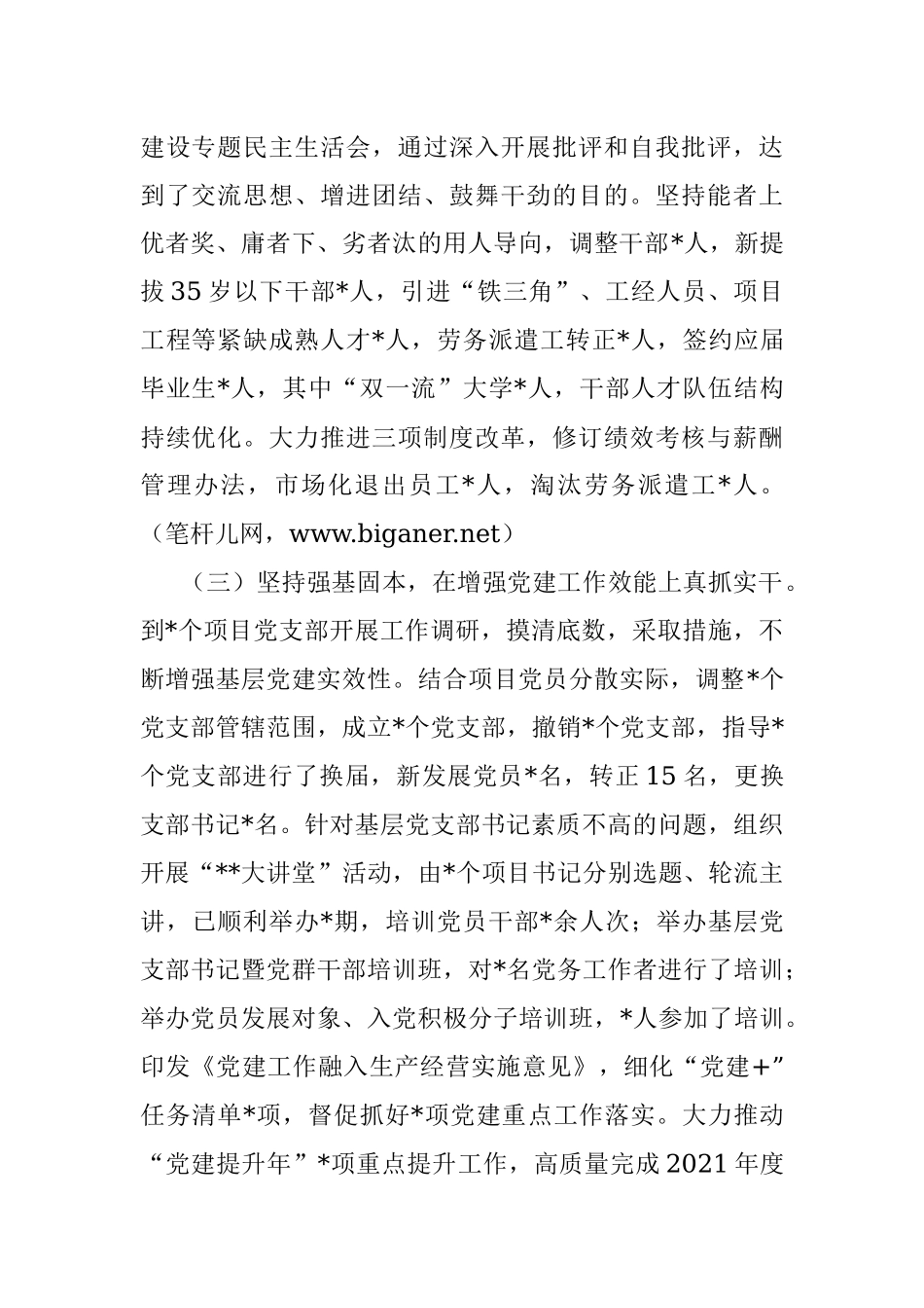 2022年度公司党委书记抓党建工作述职报告.docx_第2页