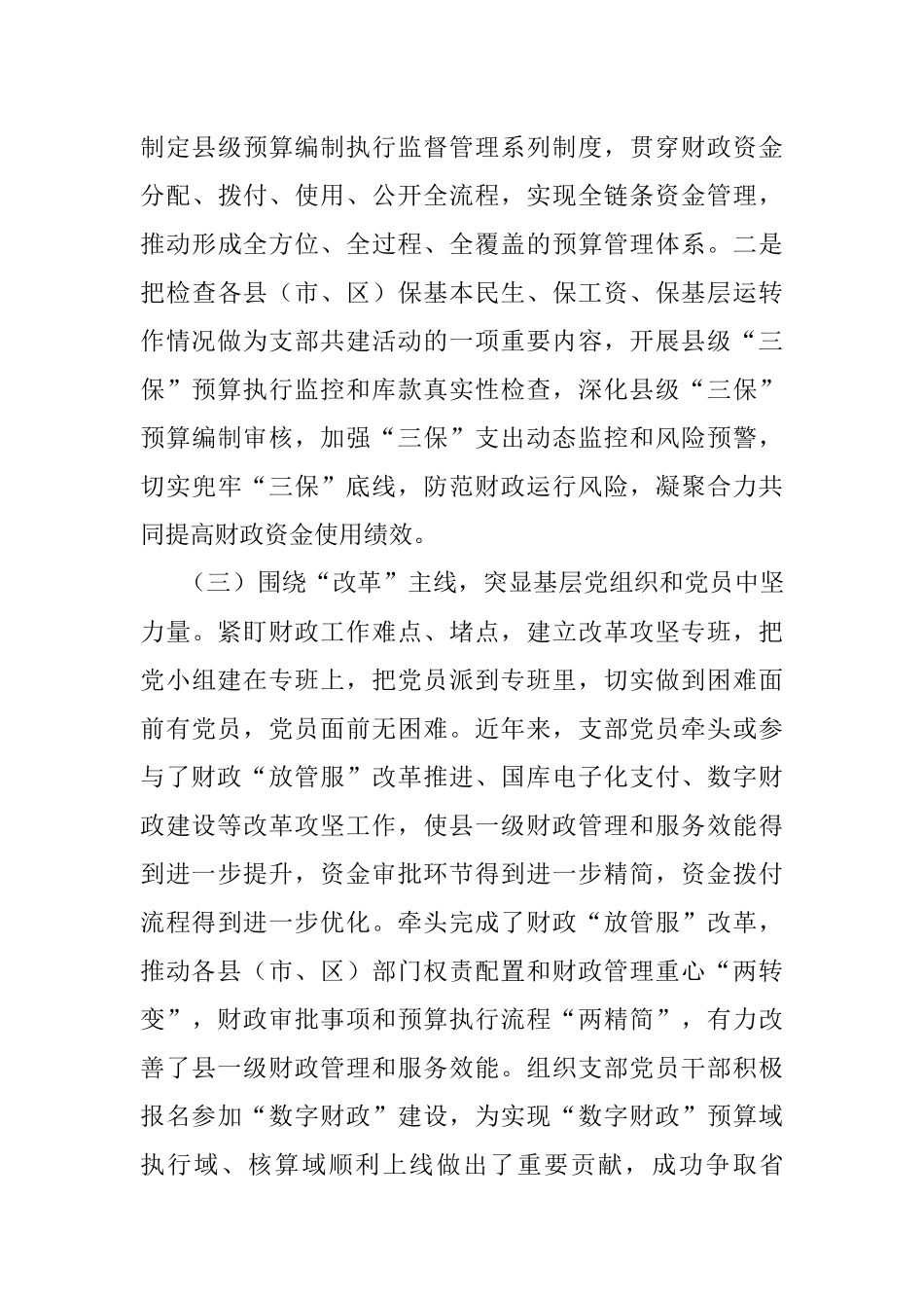 党建赋能激活力引领财政新发展（财政局党支部）.docx_第3页