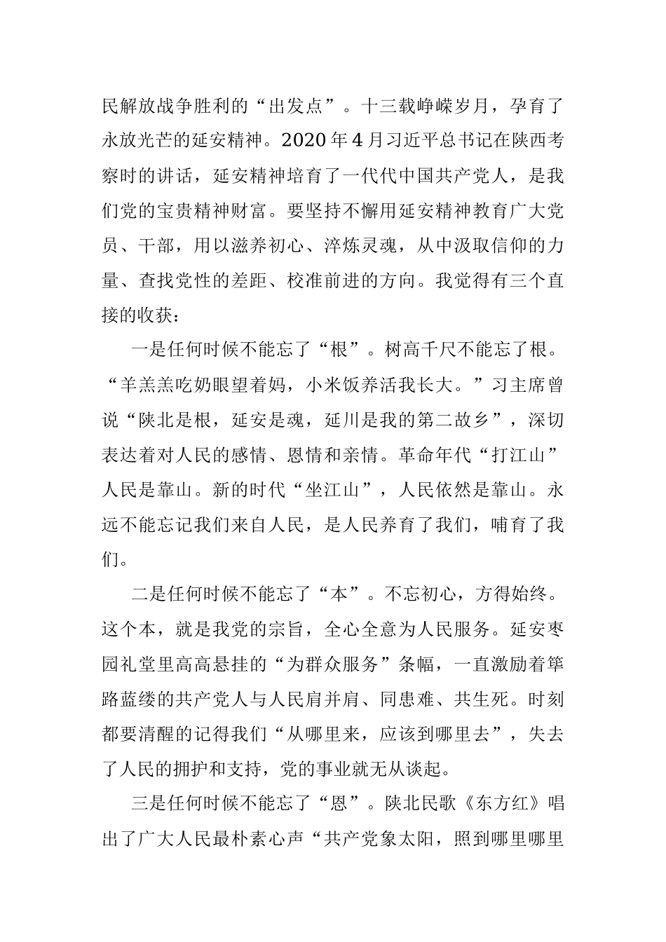 （专题党课）寻根问道延安 红色圣地取经 让延安精神在担当新时代新使命中永放光芒.docx_第2页
