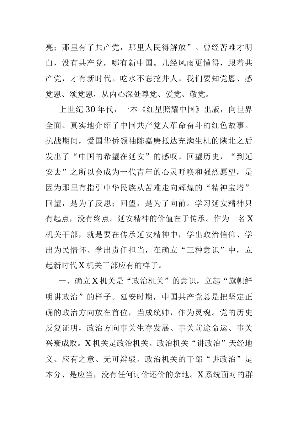 （专题党课）寻根问道延安 红色圣地取经 让延安精神在担当新时代新使命中永放光芒.docx_第3页