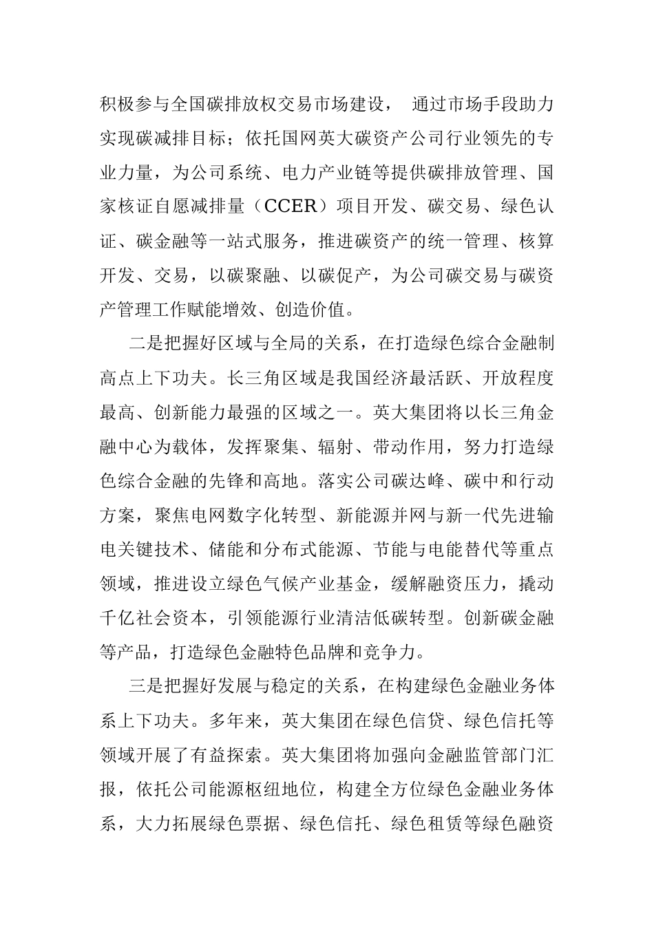 2021.04.08国网英大国际控股集团有限公司董事长、党委书记杨东伟：创新发展绿色金融支撑公司碳达峰碳中和行动方案落地.docx_第3页