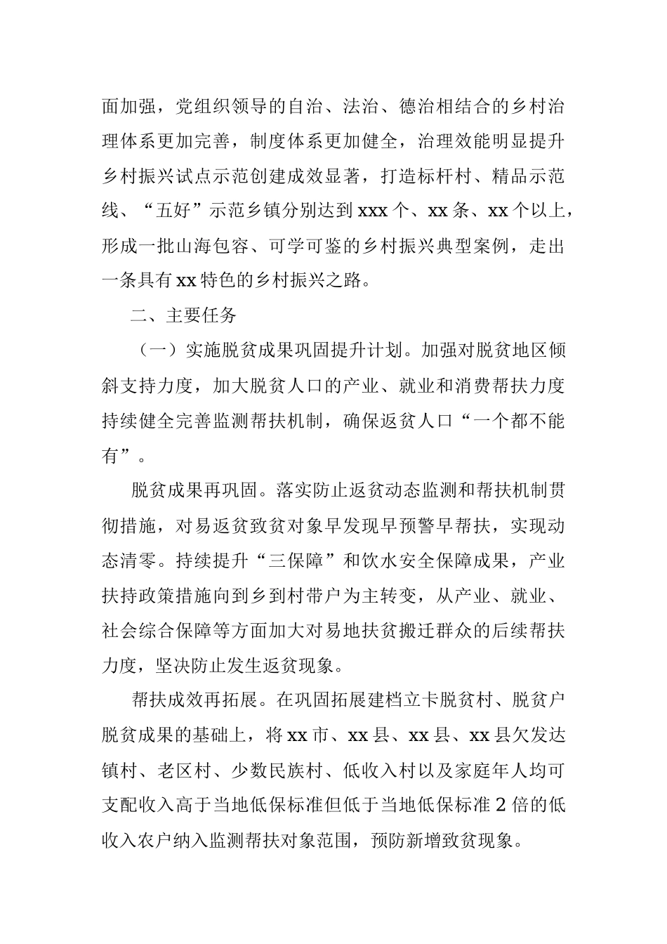 xx市乡村振兴专项行动方案（2022—2025年）.docx_第2页