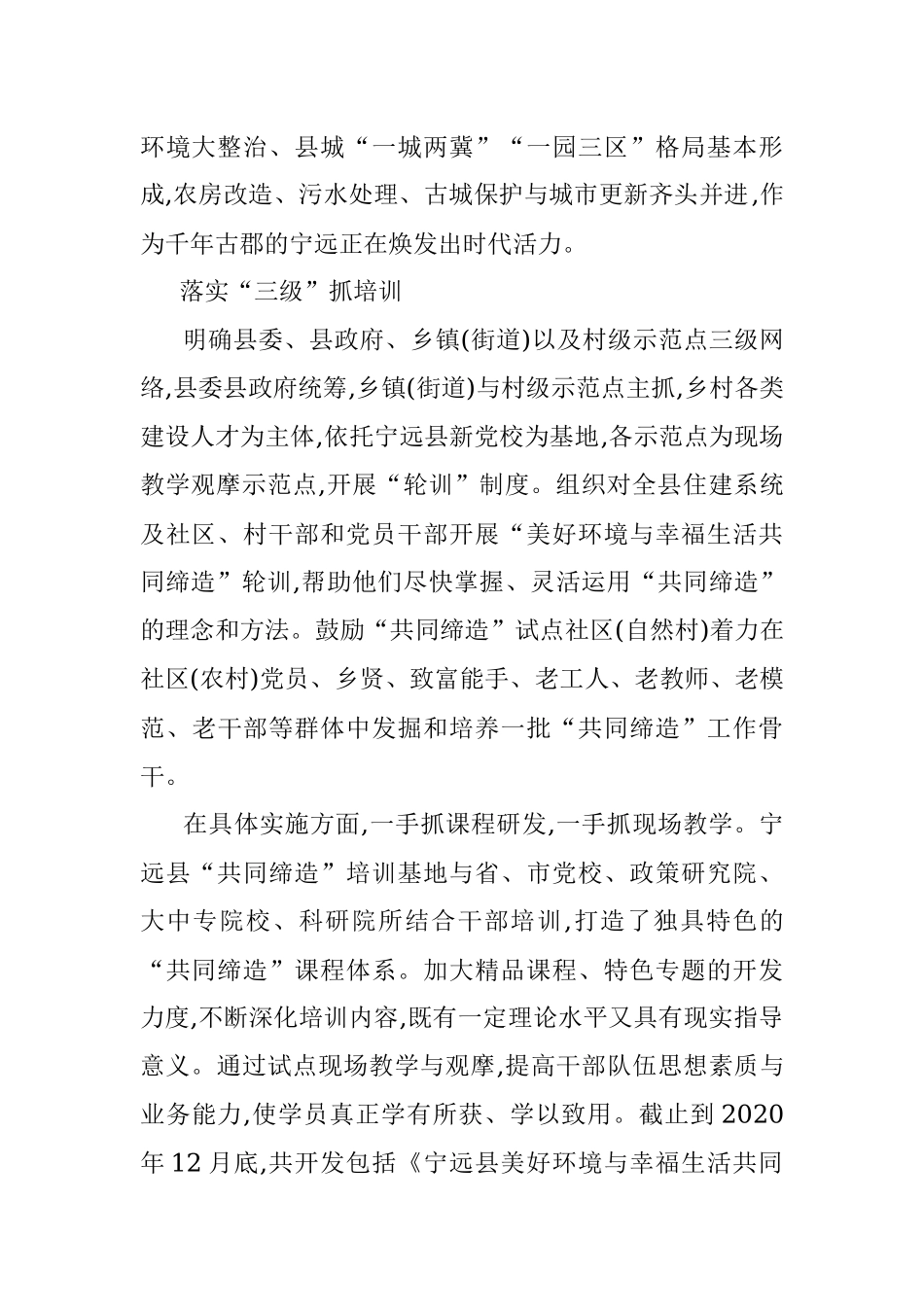 携手筑梦城乡蝶变——X县“美好环境与幸福生活共同缔造”活动纪实.docx_第2页