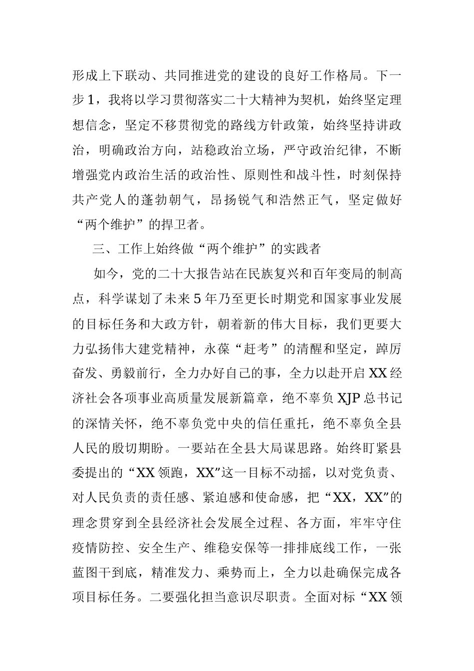 深学细悟 学用结合 把二十大精神落实到XX高质量发展上来.docx_第3页