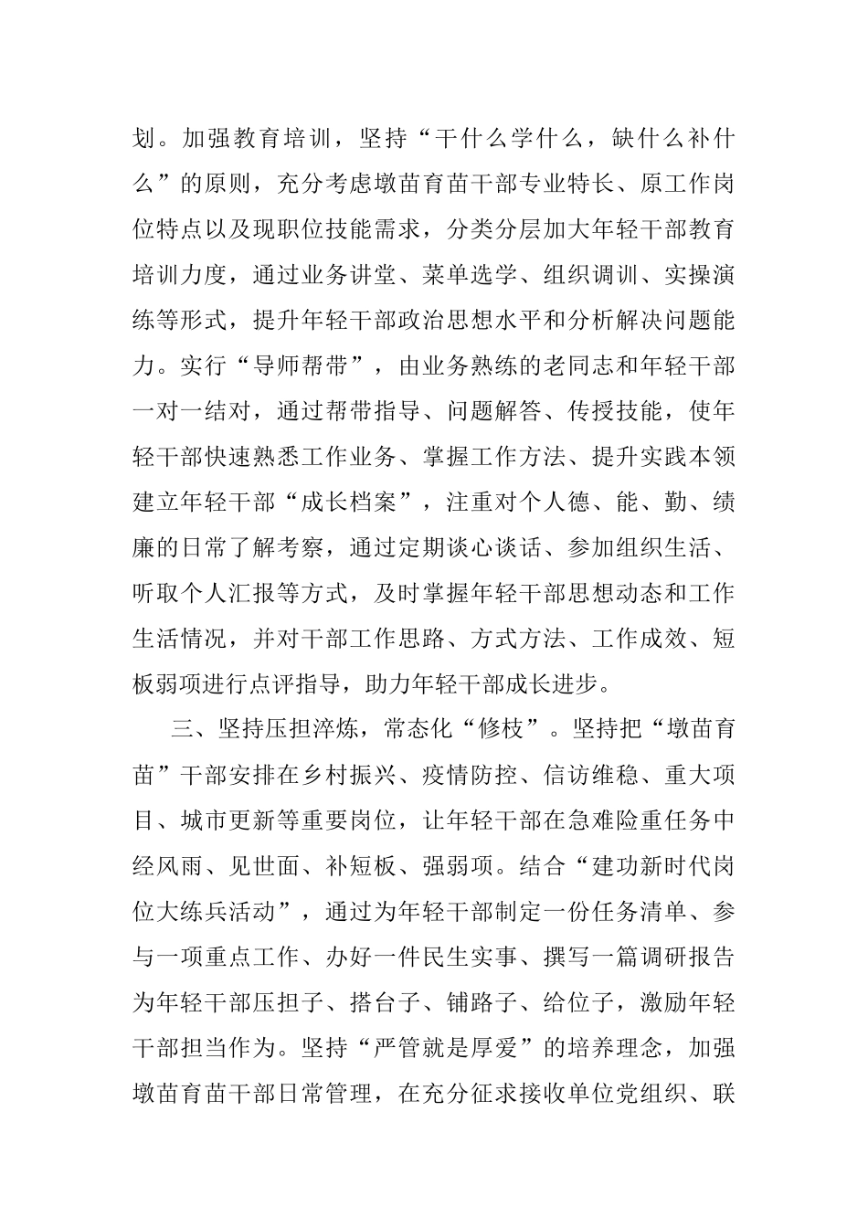 年轻干部双向墩苗工作介绍.docx_第2页