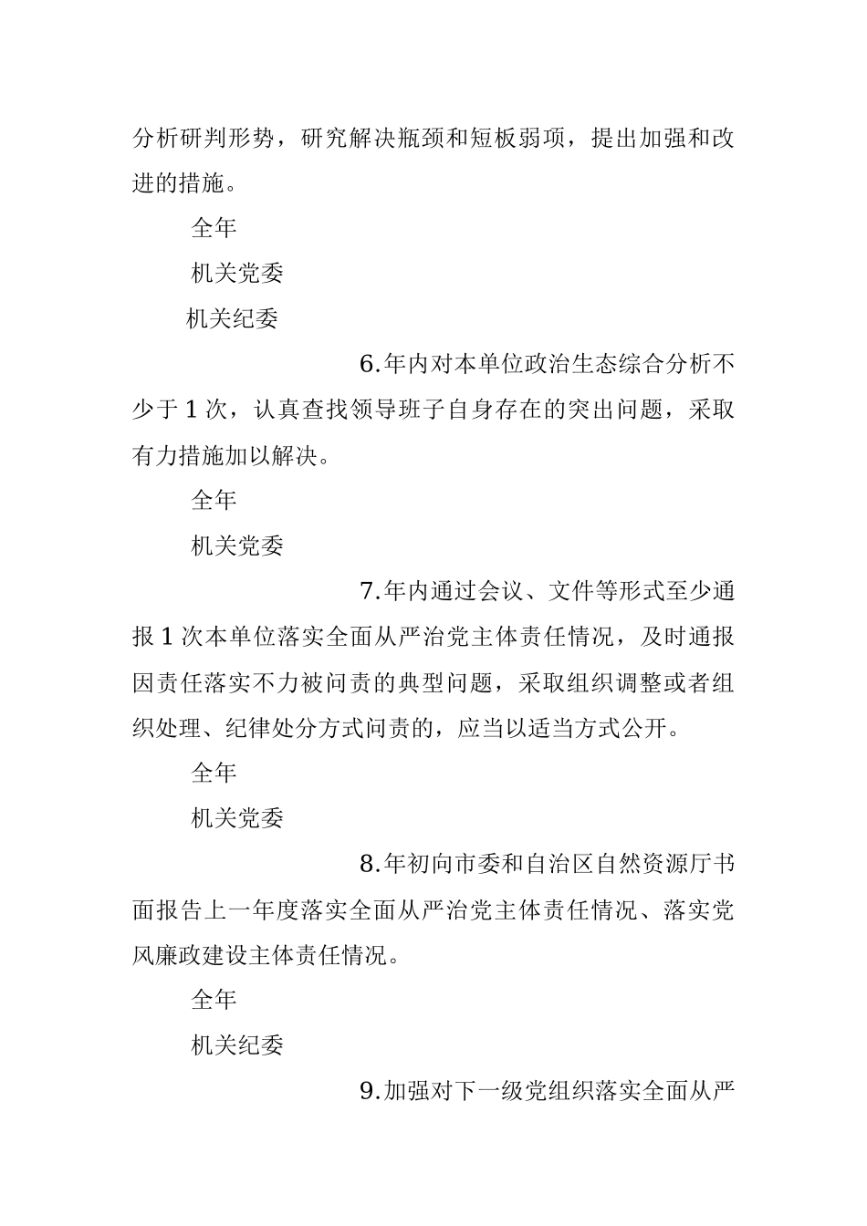 领导班子2022年度党风廉政建设主体责任清单.docx_第3页