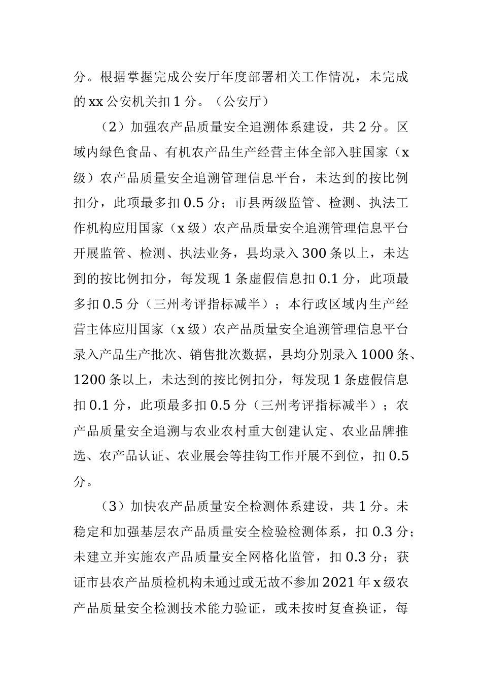 2021年度食品安全党政同责工作考评细则.docx_第3页
