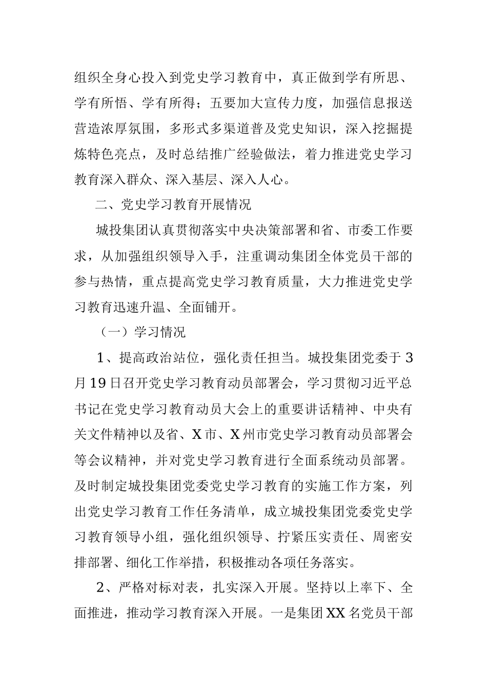 城投集团党史学习教育开展情况.docx_第2页