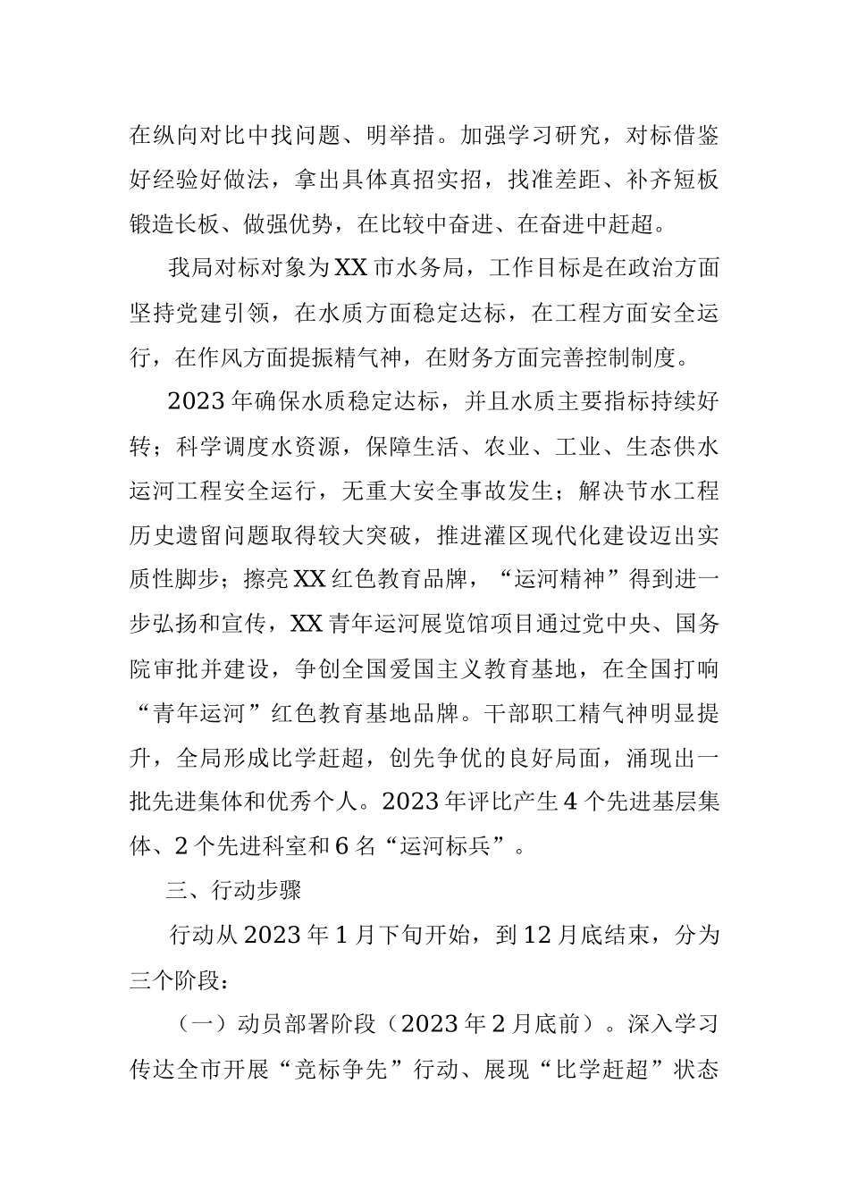 2023年开展“竞标争先”行动、展现“比学赶超”状态工作方案.docx_第2页