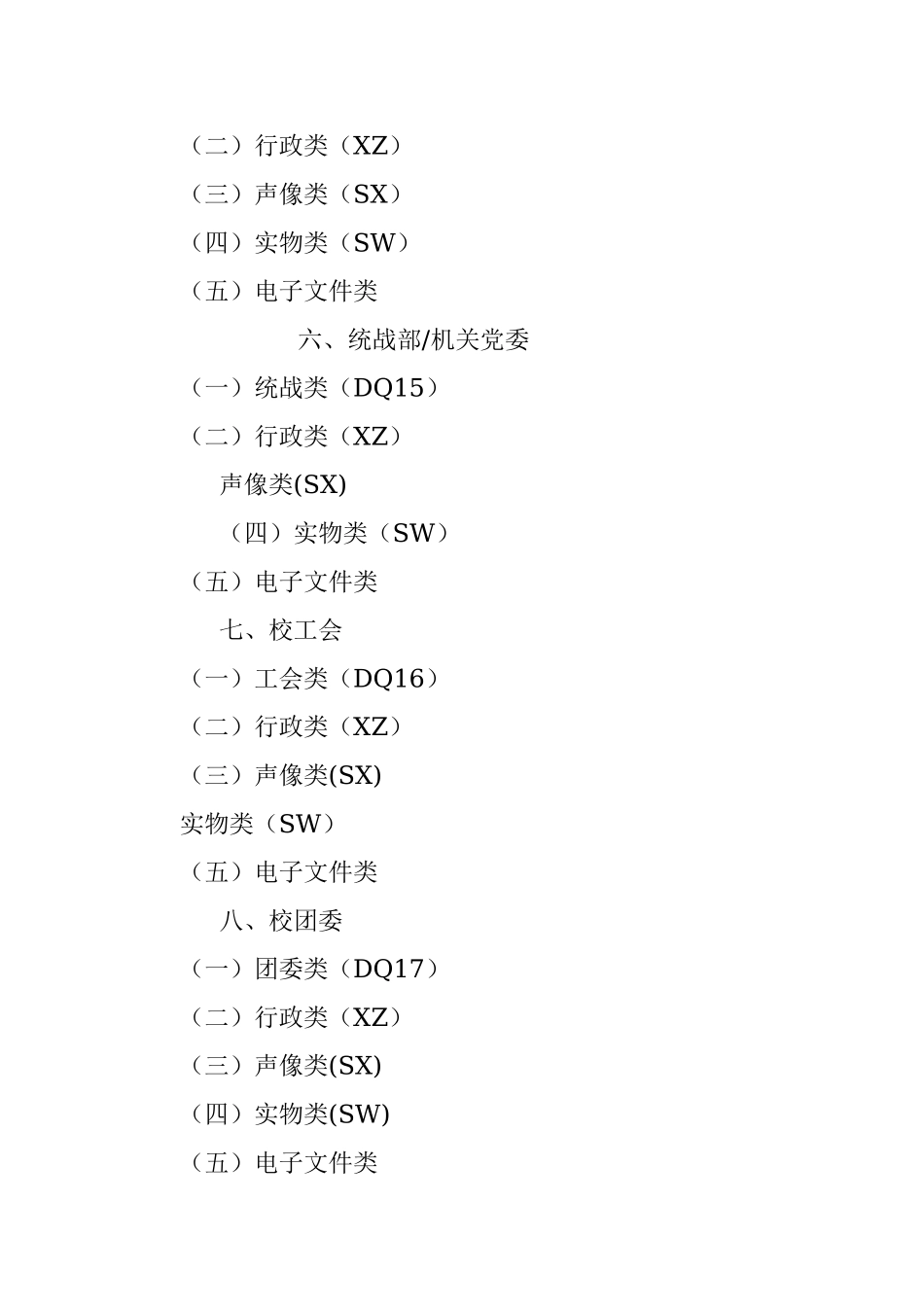 2023年档案管理归类清单大全.docx_第2页