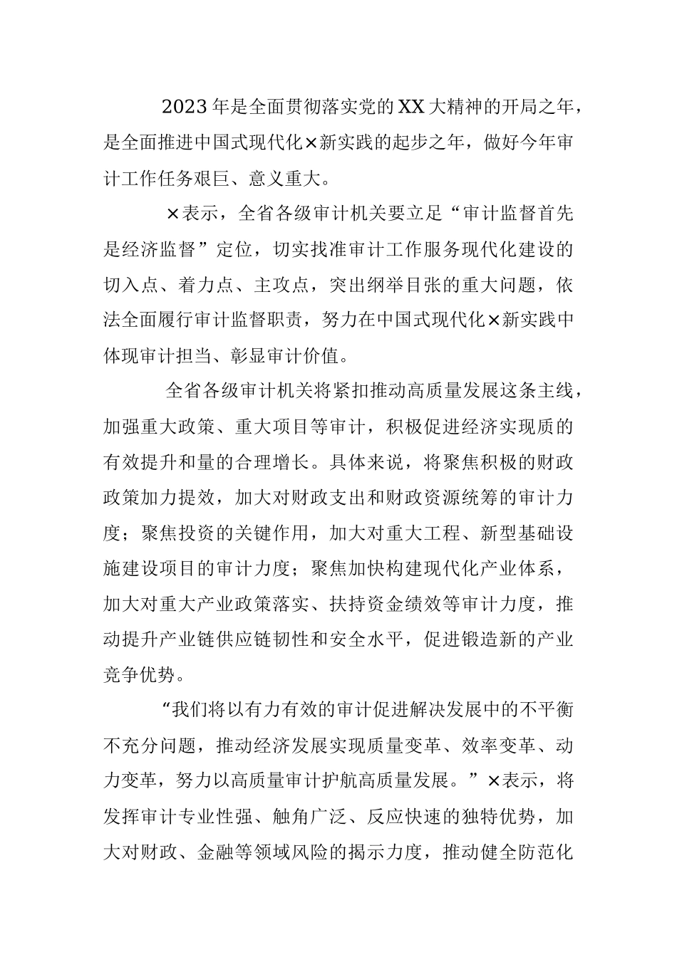 2023年经验材料：以高质量审计护航高质量发展.docx_第3页