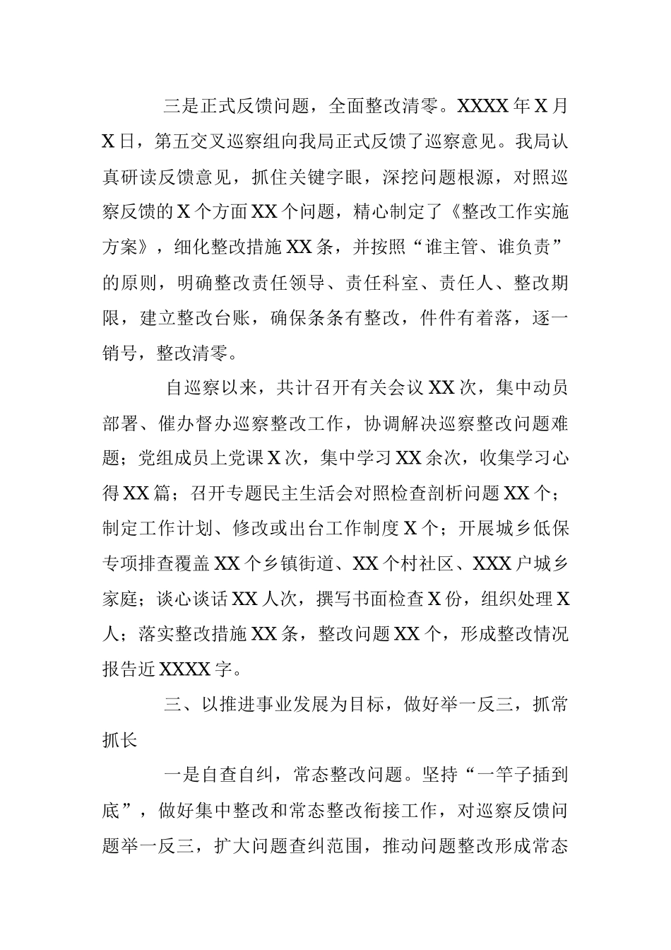 2023年XX县民政局巡察整改经验交流材料.docx_第3页