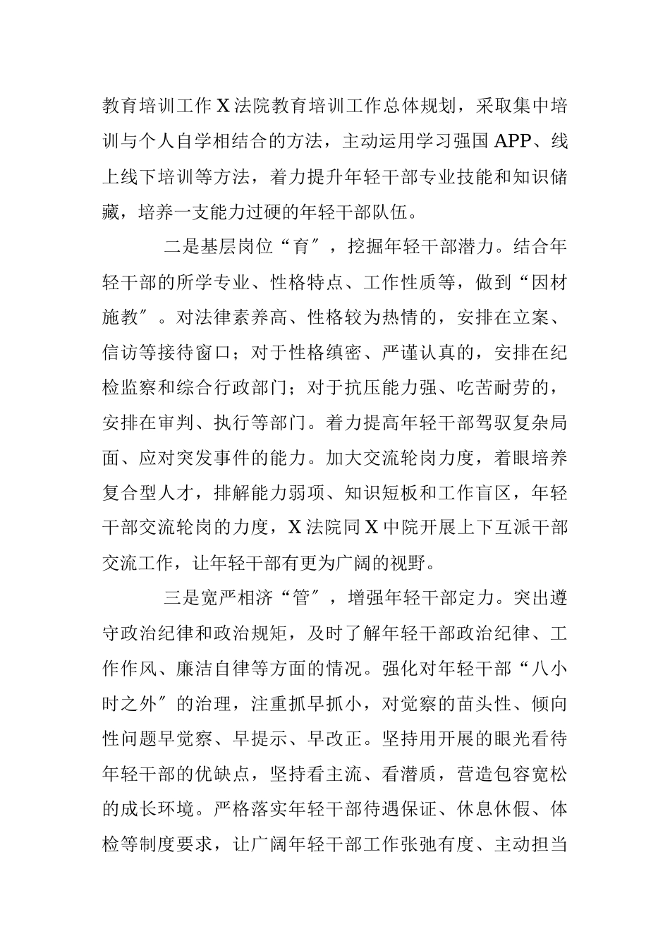 2023年法院青年干部队伍建设调研汇报.docx_第2页