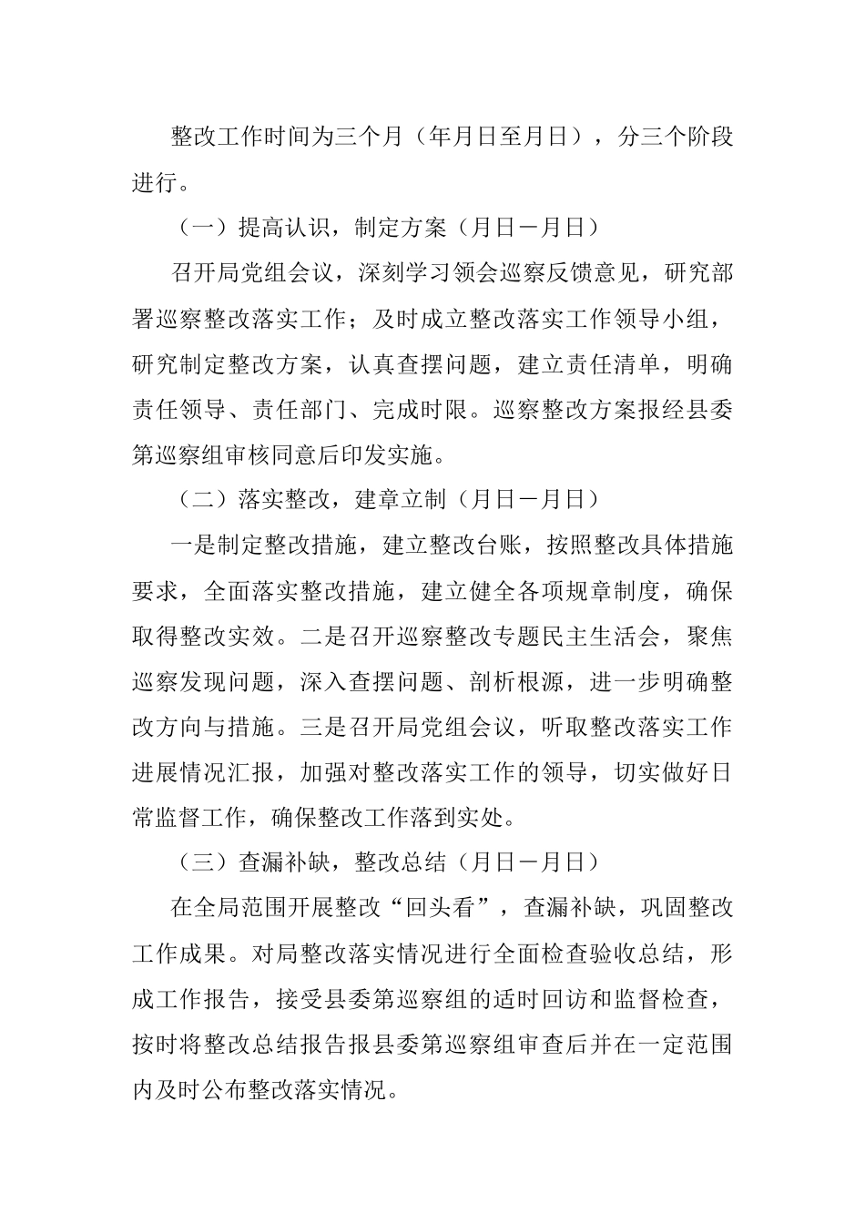 2023年XX巡察组关于落实县在巡察组反馈意见的整改方案.docx_第2页