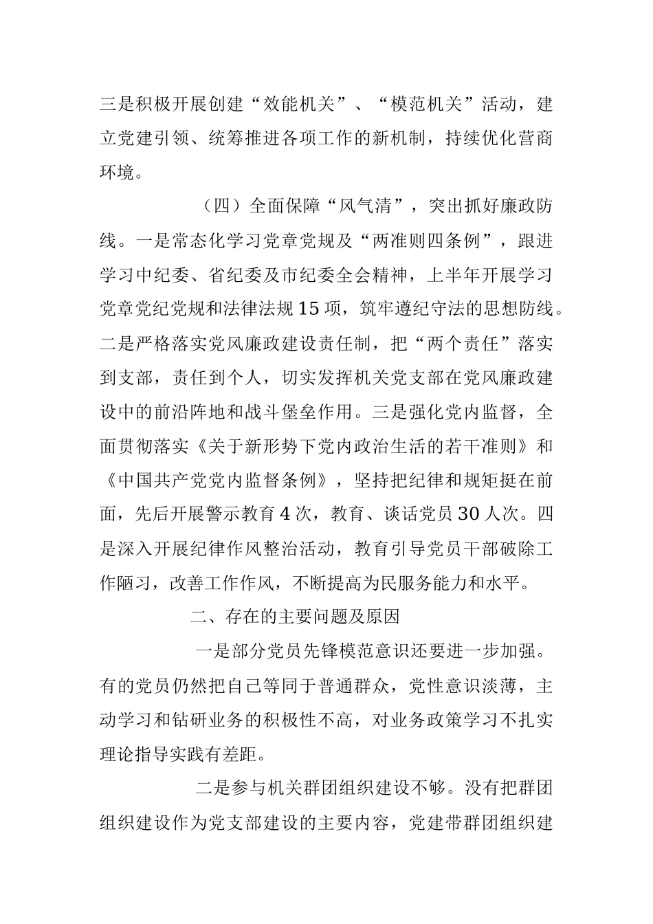 2023年上半年党支部工作总结及下半年工作计划.docx_第3页