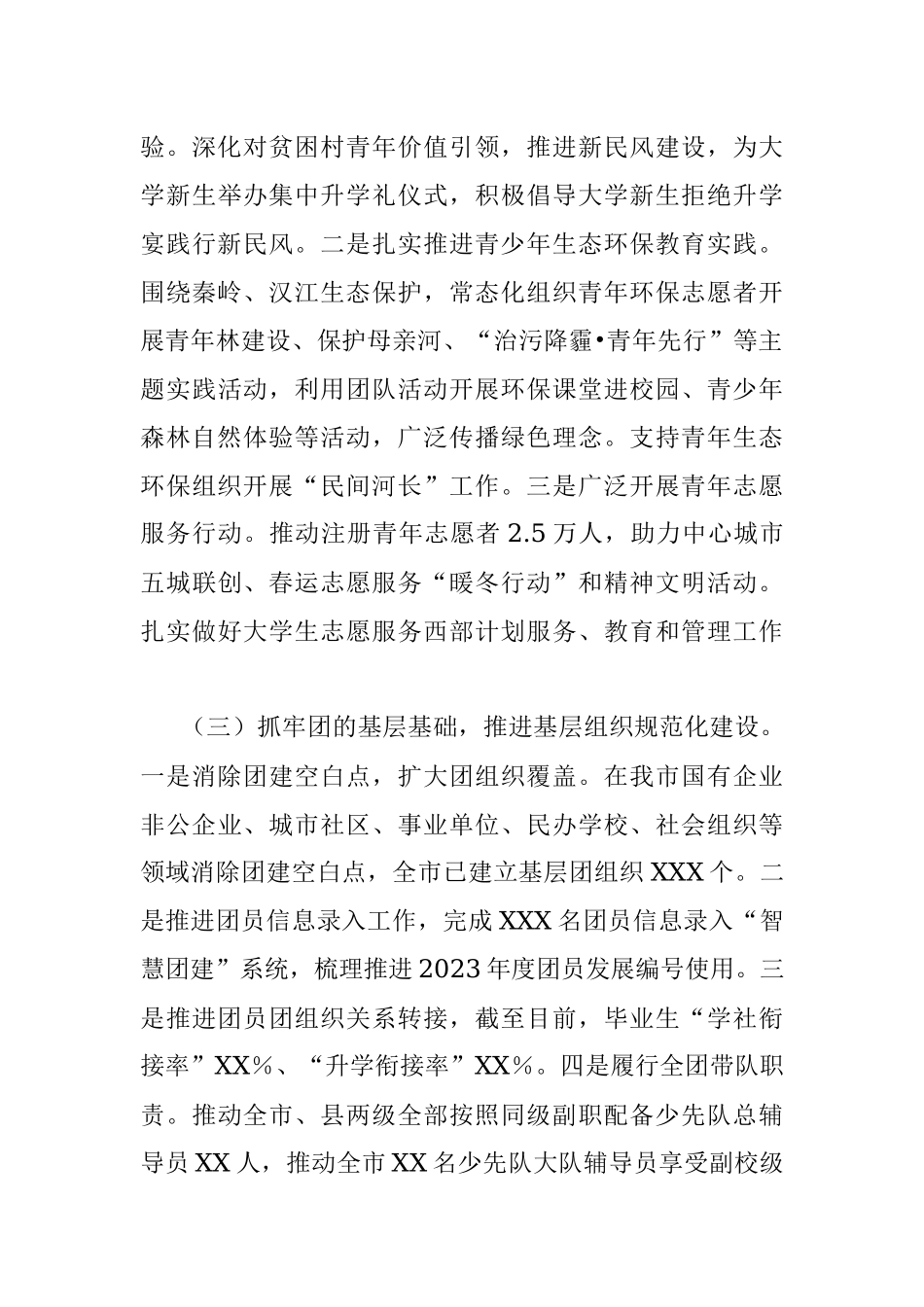 2023年共青团XX市委工作总结.docx_第3页