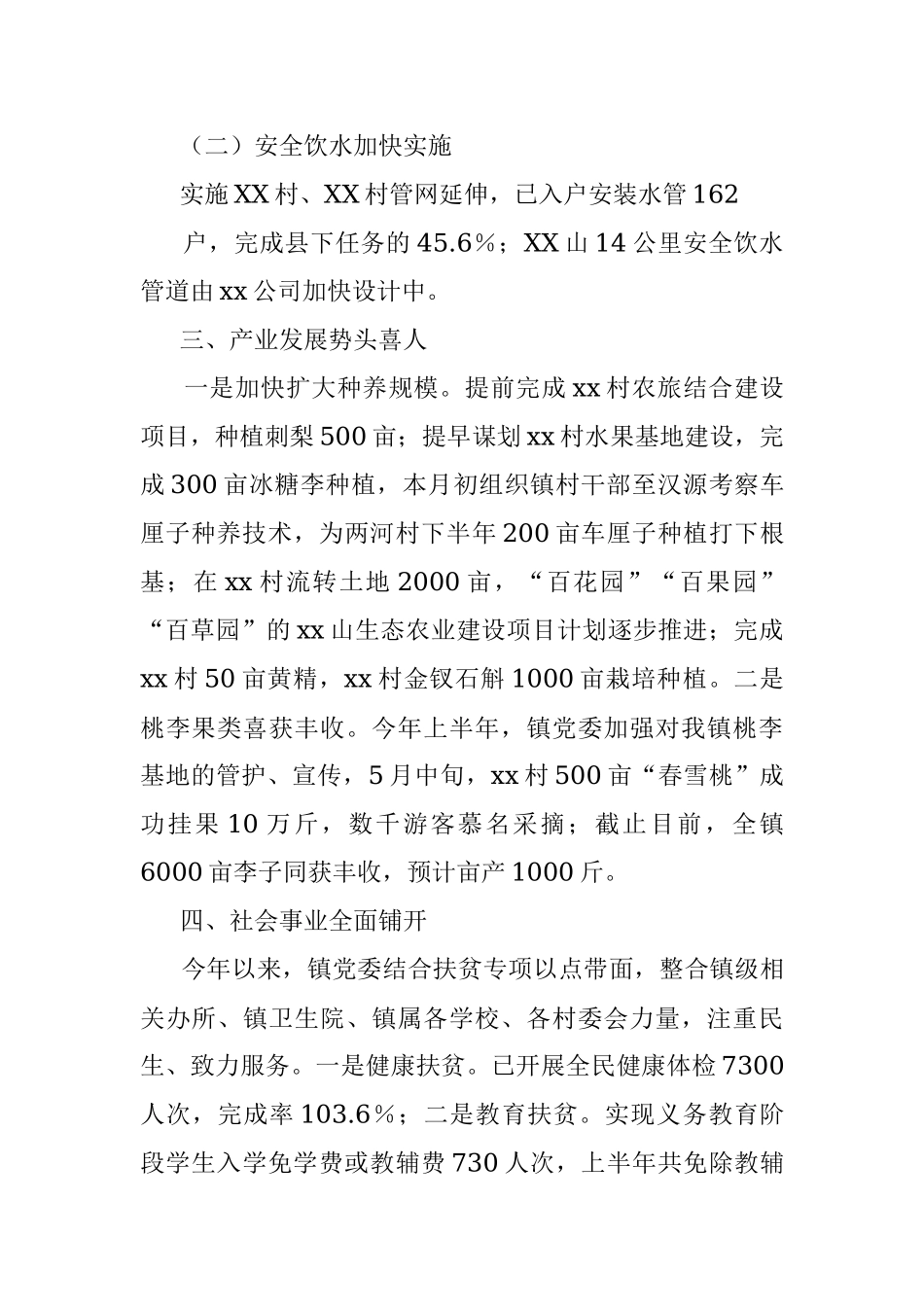 关于2023年上半年工作总结和下半年工作要点的报告.docx_第3页