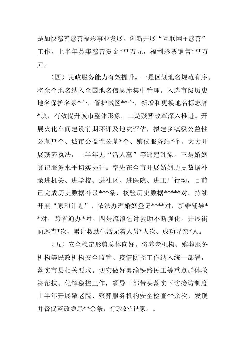 县民政工作2023上半年工作总结.docx_第3页