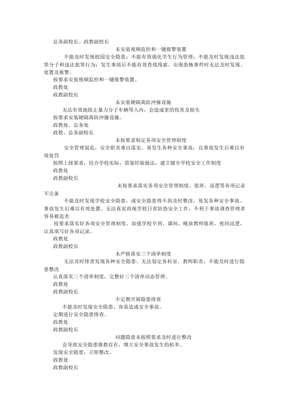 2023年学校反恐防恐风险清单表格.docx_第3页