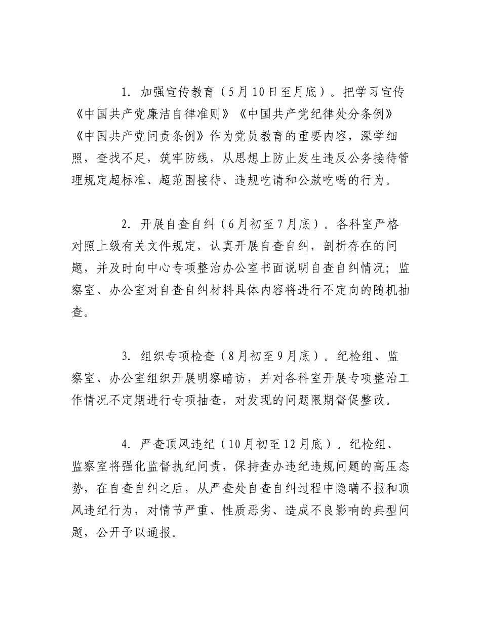 2023年（14篇）开展违规吃喝问题专项整治工作方案集合.docx_第3页