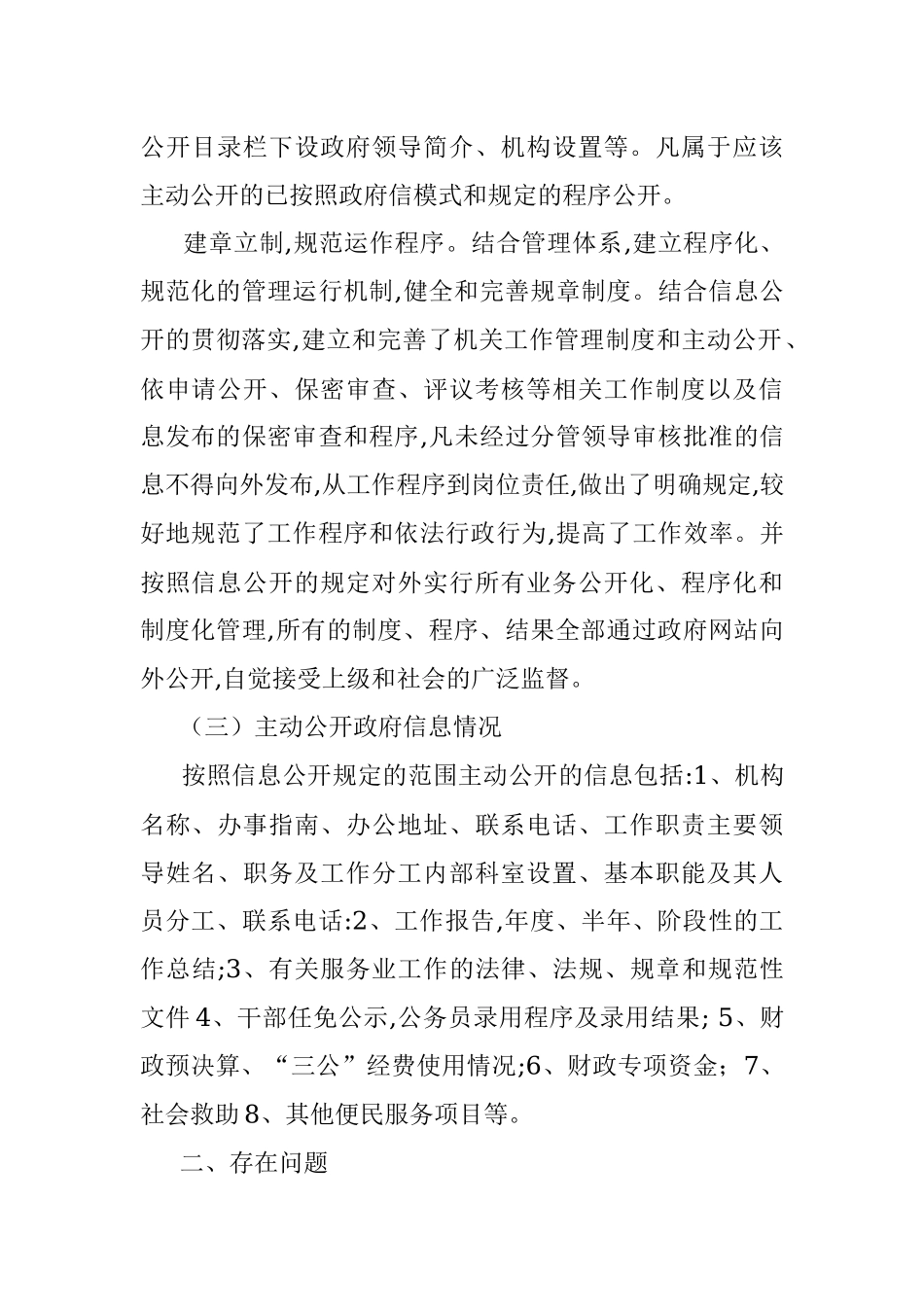 镇2023年上半年政务公开工作自查情况报告.docx_第2页