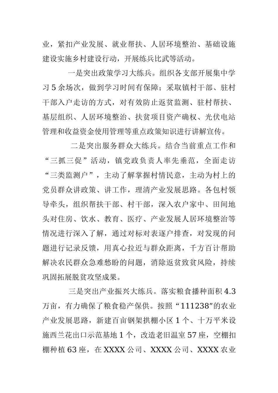 2023年关于某镇关于开展乡村振兴“岗位大练兵、业务大比武”活动情况的报告.docx_第2页