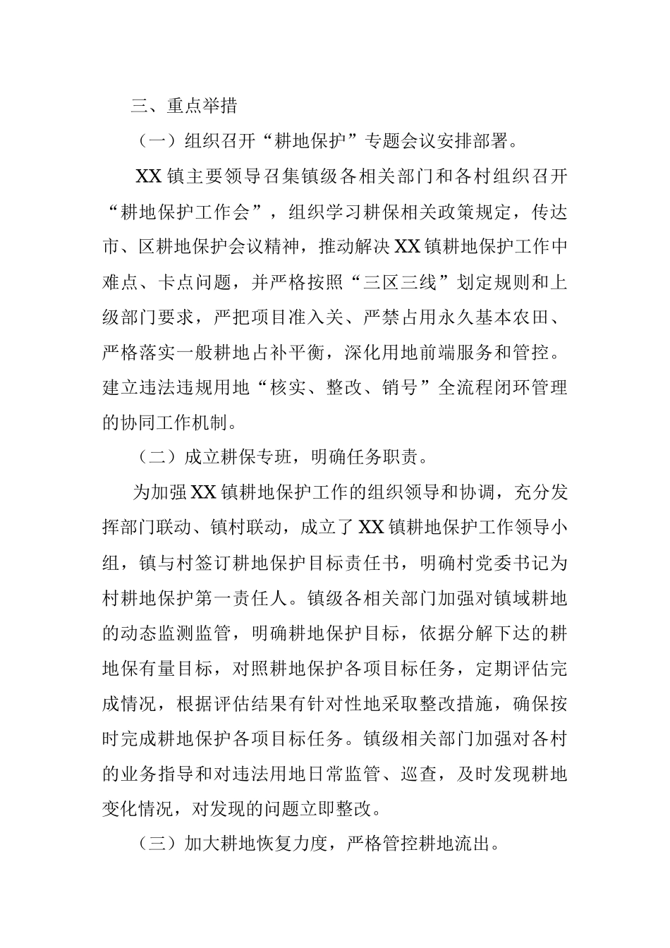 2023年某镇度坚守耕地红线工作实施方案.docx_第3页