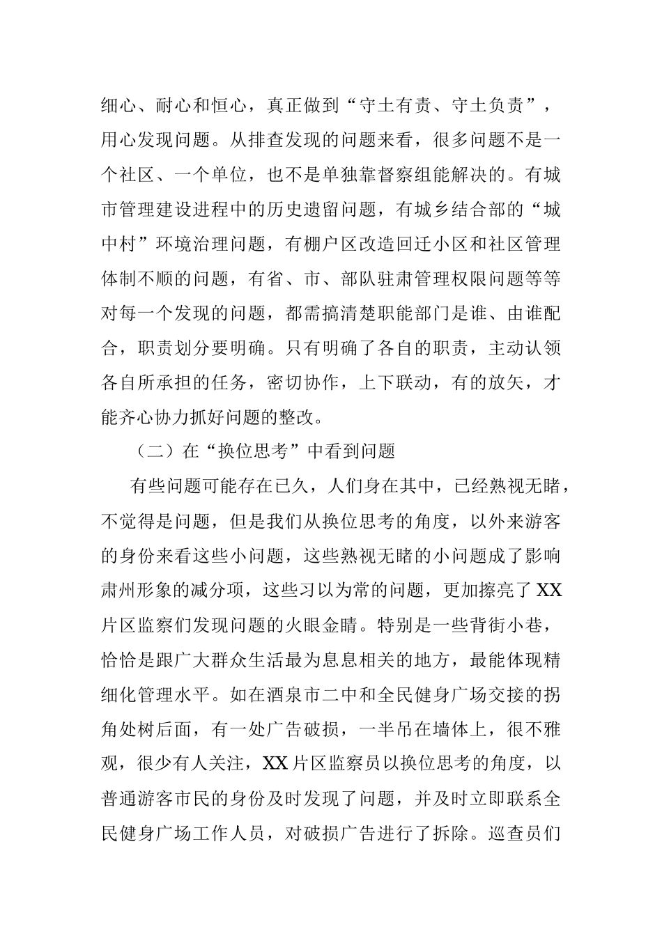 某督察组2023年度上半年工作成效总结材料.docx_第2页