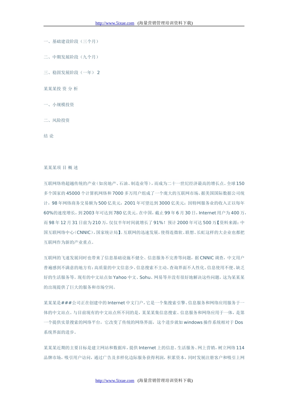 某网站商业计划书.doc_第2页