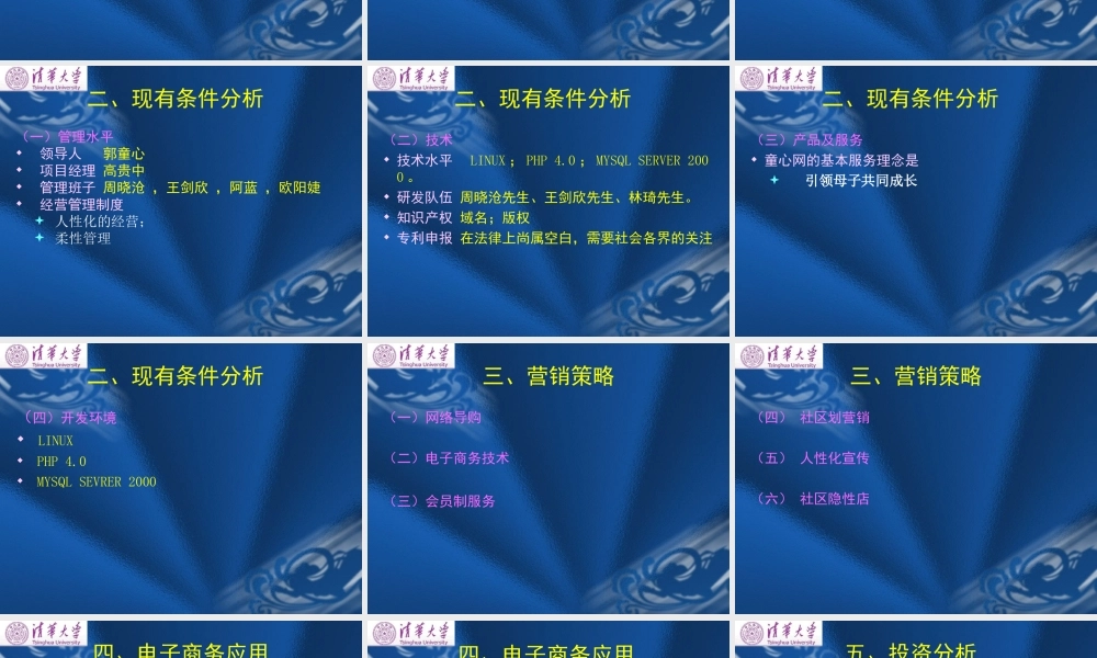 童心网创业计划书.ppt