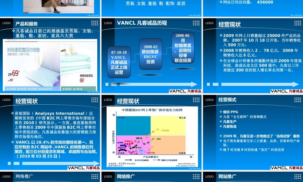VANCL凡客诚品B2C电子商务案例分析.ppt