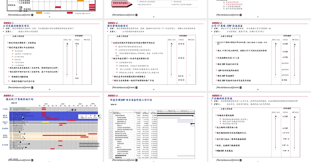 普华永道—华凌电器企业管理诊断与转形计划.ppt