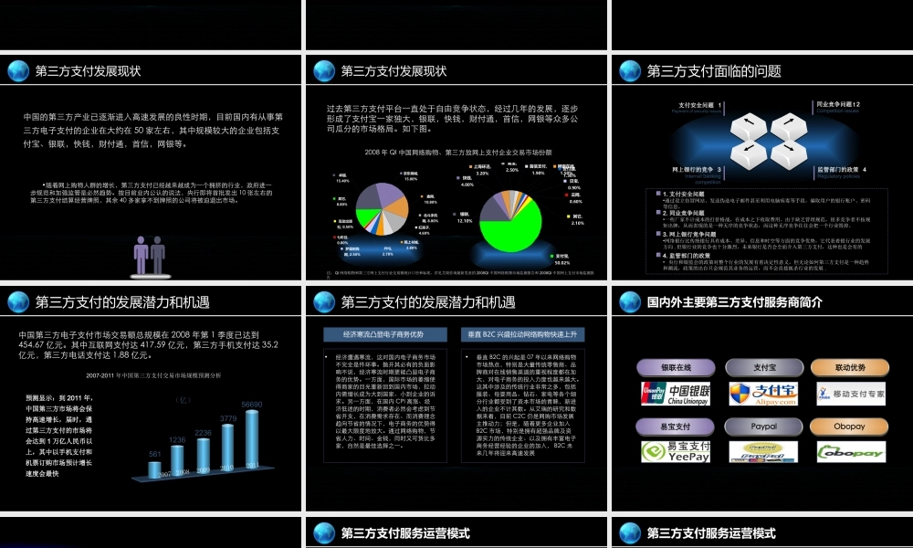 第三方支付商业计划书.ppt