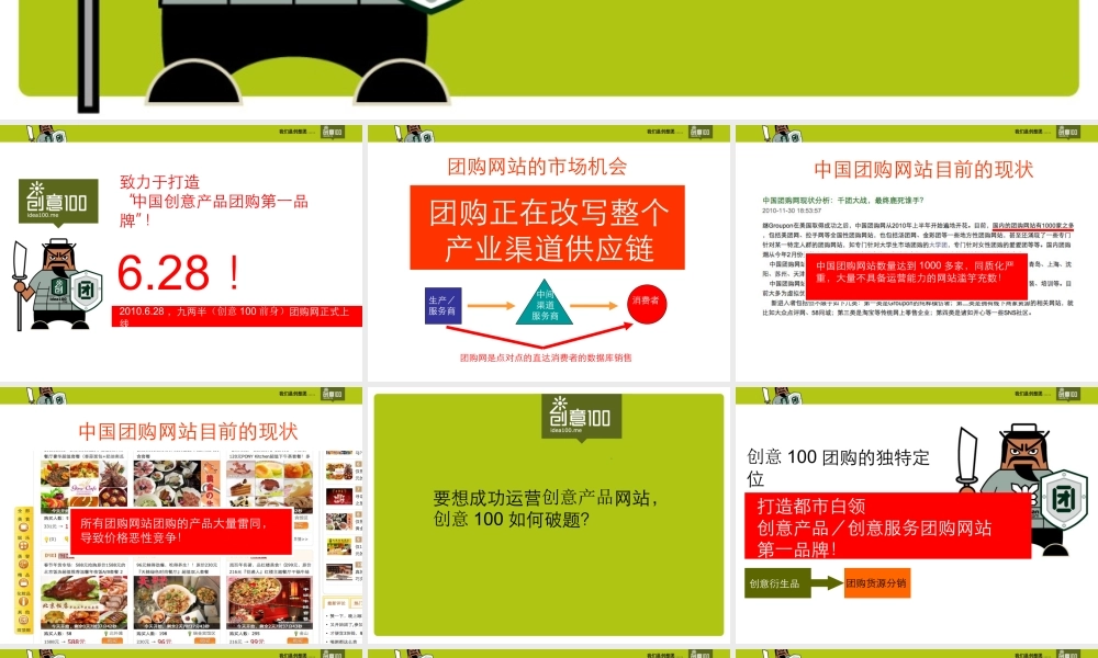 创意100商业计划书.ppt