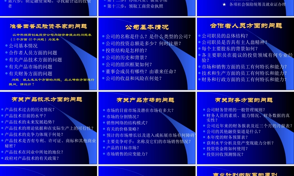 创业的商业计划书.ppt