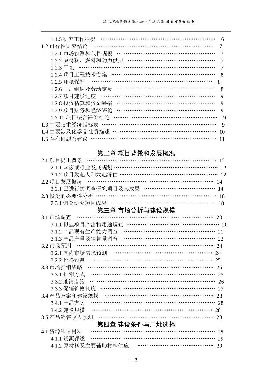 化氧化法生产环己酮 项目可行性报告.doc_第2页