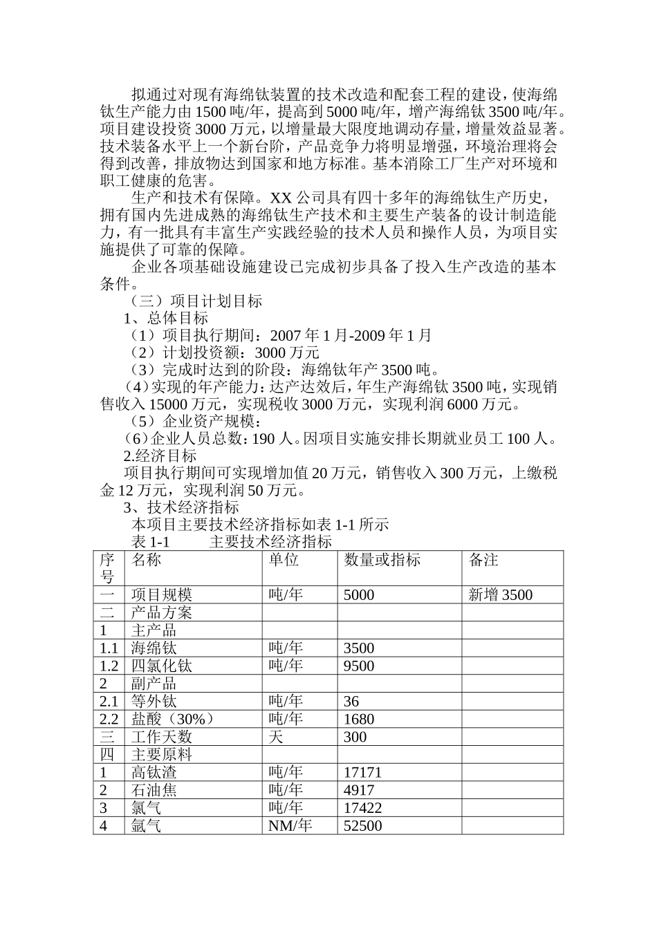 年产3500吨海绵钛生产新工艺可行性研究报告.doc_第2页