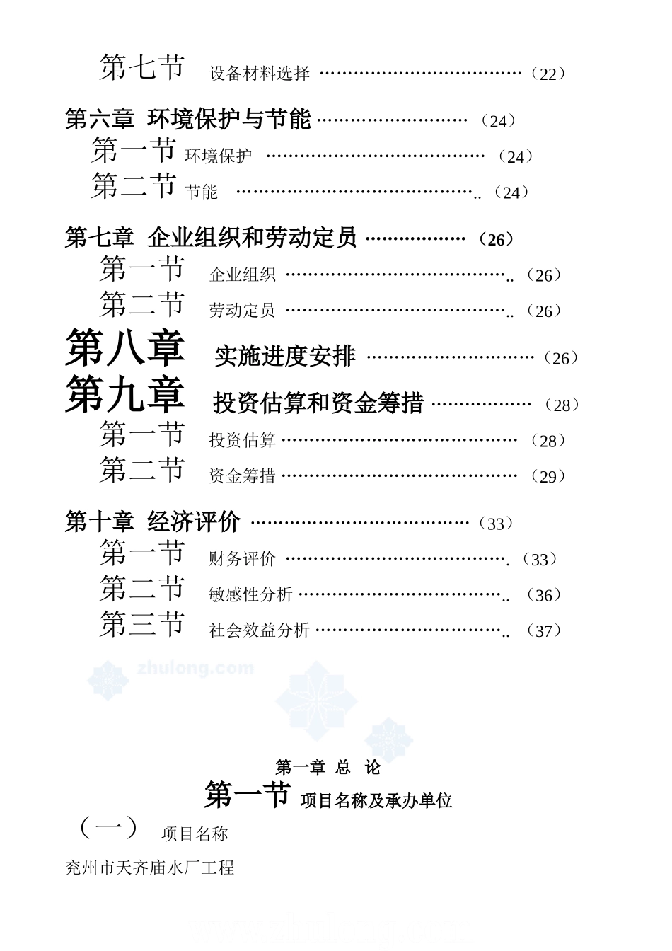水厂可行性研究报告_secret.doc_第2页