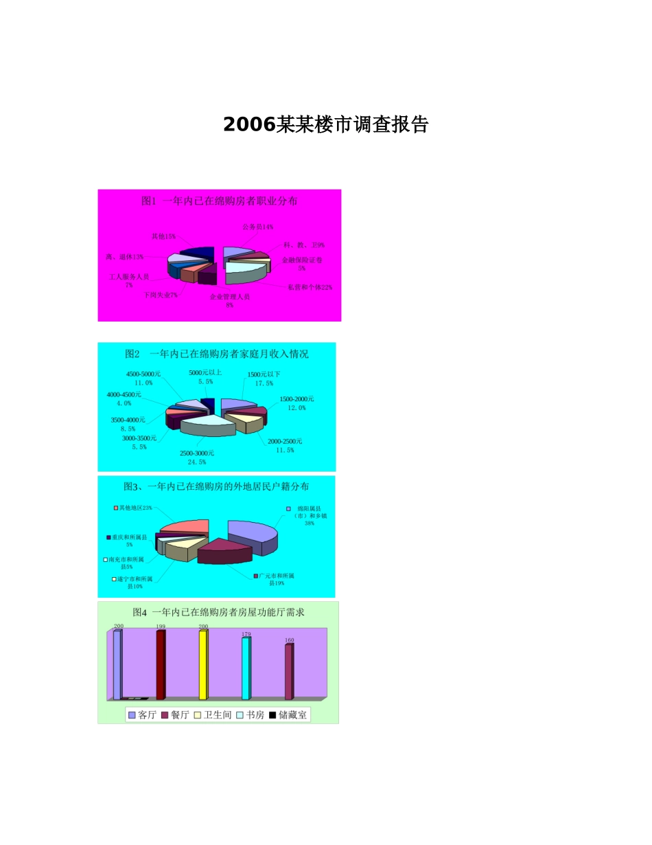2006某某楼市调查报告.doc_第1页
